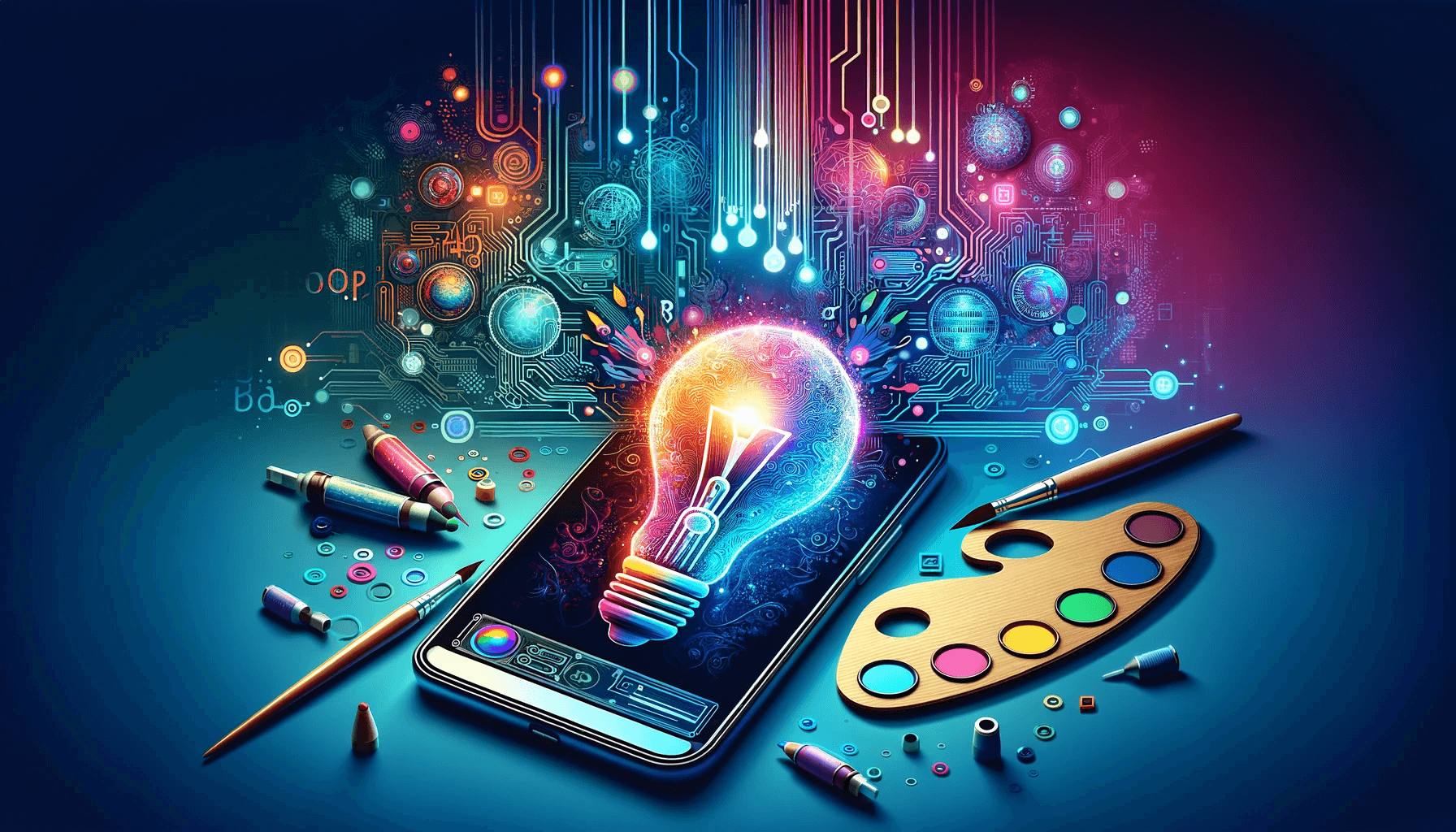 application to create images with artificial intelligence