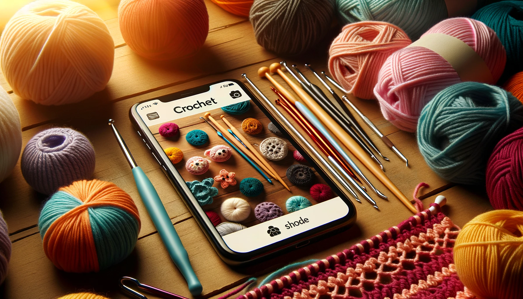 app to learn crochet on your cell phone