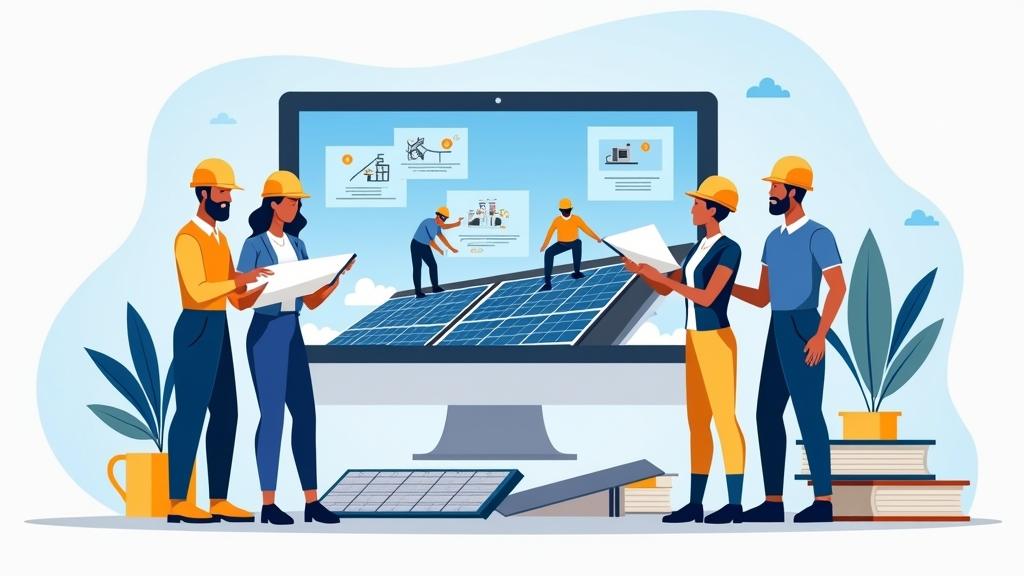 Tudo sobre curso de Instalador de painéis solares, e opções grátis para aprender